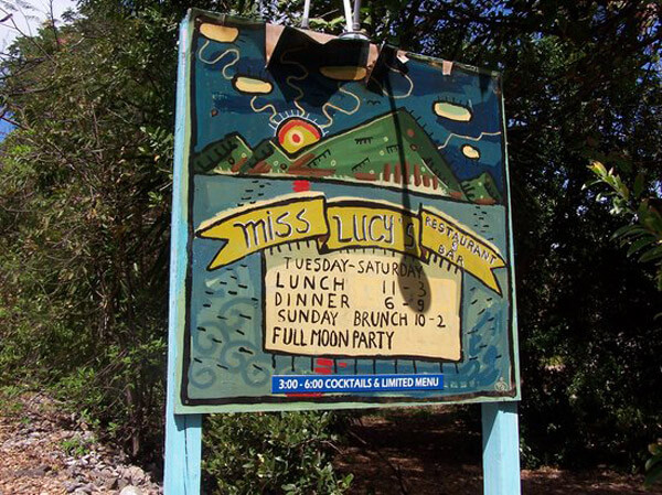 Miss Lucy's sign