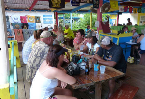 Diners at Skinny Legs