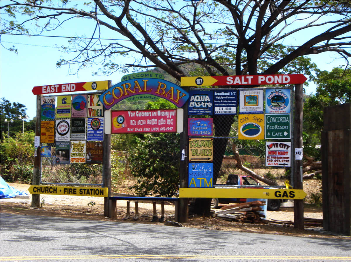 Coral Bay Signs