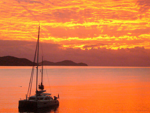 Sailboat at Sunrise