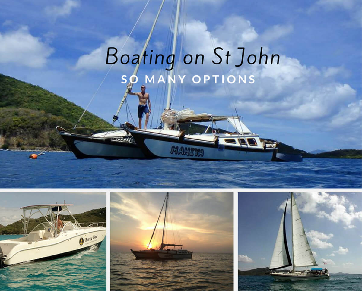 Boating on St John