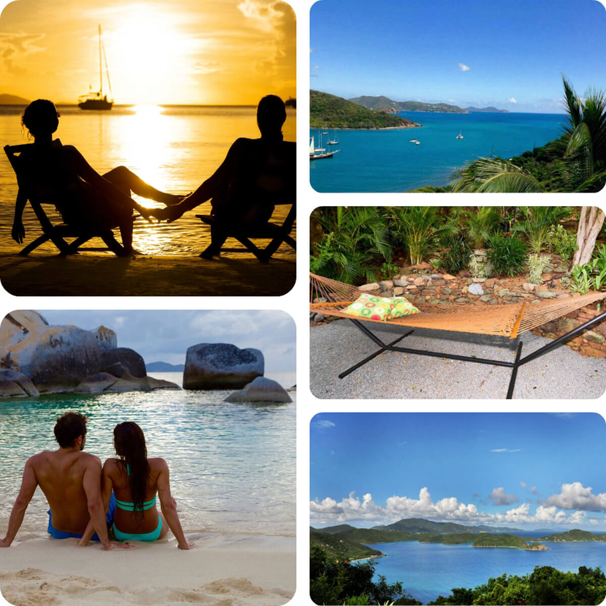 Romantic honeymoon on St John