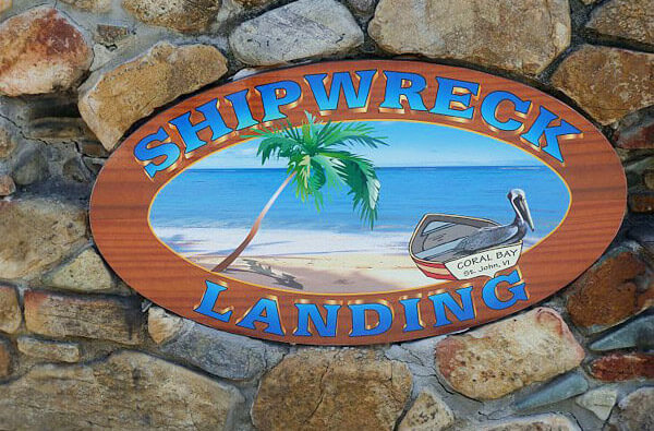 Shipwreck Landing sign