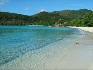 Summer: Quiet time to enjoy beautiful St. John Beaches.